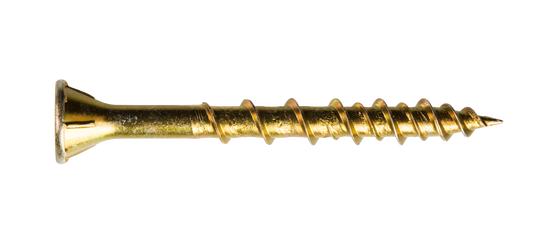 Simpson Strong-Tie WSV134S Strong-Drive® WSV SUBFLOOR Screw (Collated) — #9 x 1-3/4 in. T25, Yellow Zinc (2000-Qty) (Pack of 100)