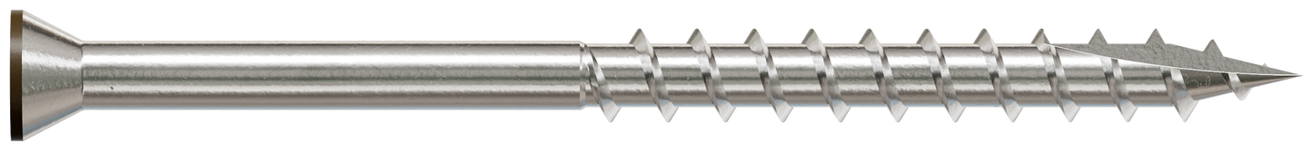 Simpson Strong-Tie S07225FTBBR01 Trim-Head Screw, 6-Lobe Drive — #7 x 2-1/4 in. T15 Type 305, Brown 01 (1750-Qty) (Pack of 150)