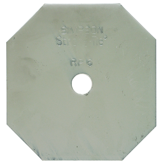 Simpson Strong-Tie RP6 RP6 3/8-in. Steel Retrofit Plate (Pack of 5)