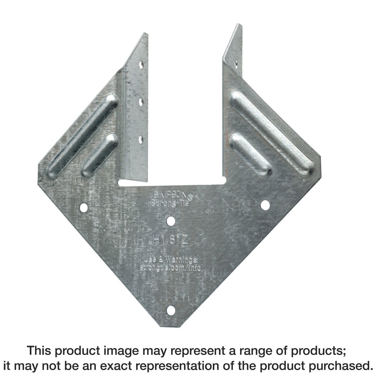 Simpson Strong-Tie H1.81Z H1.81 18-Gauge ZMAX® Galvanized Hurricane Tie (Pack of 2400)