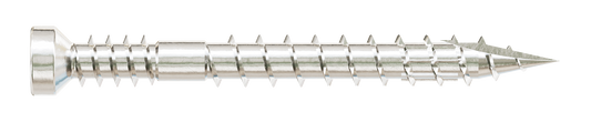 Simpson Strong-Tie FT07112T100 Finish Trim Screw — #7 x 1-1/2 in. T10, Trim-Head, Type 316 (100-Qty)