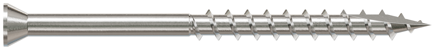 Simpson Strong-Tie S07225FB1 Trim-Head Screw, Square Drive — #7 x 2-1/4 in. #1 SQ, Type 305 (1 lb.) (Pack of 800)