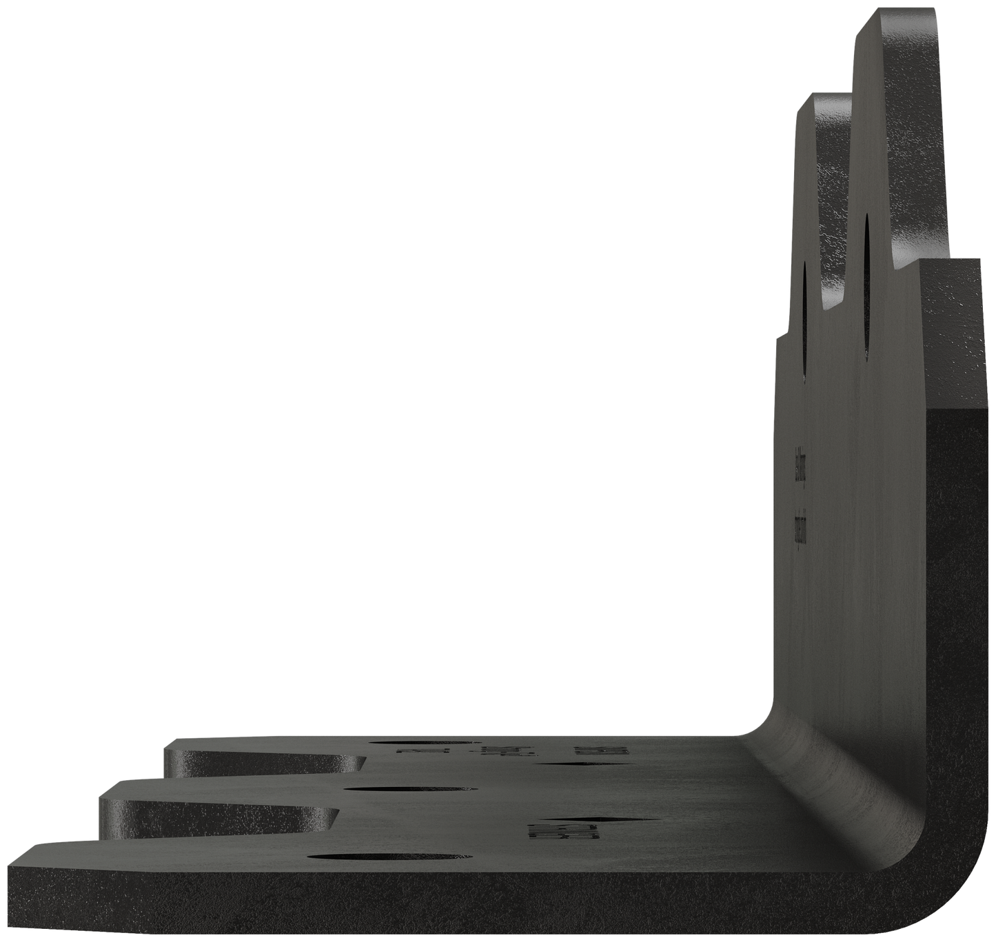 Simpson Strong-Tie TA9PC Outdoor Accents® TAPC 8-1/4 in. ZMAX®, Black Powder-Coated Staircase Angle (Pack of 20)