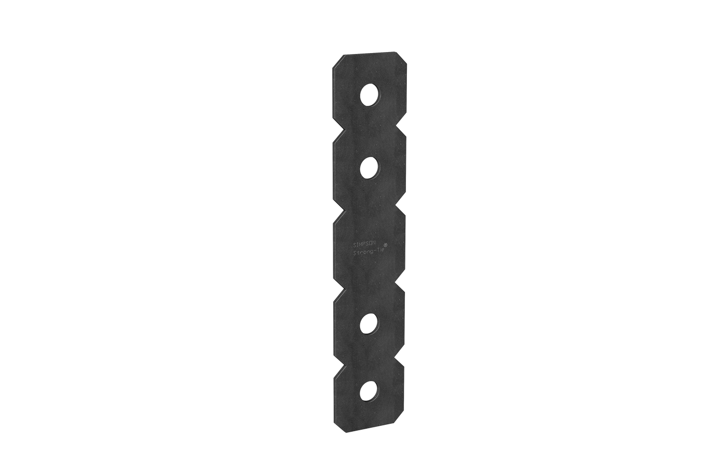 Simpson Strong-Tie OS OS 2 in. x 12 in. Black Powder-Coated Ornamental Strap