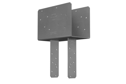 Simpson Strong-Tie CCQ76SDS2.5 CCQ™ Column Cap for 6-3/4 in. Beam, 6x Post with Strong-Drive® SDS Screws