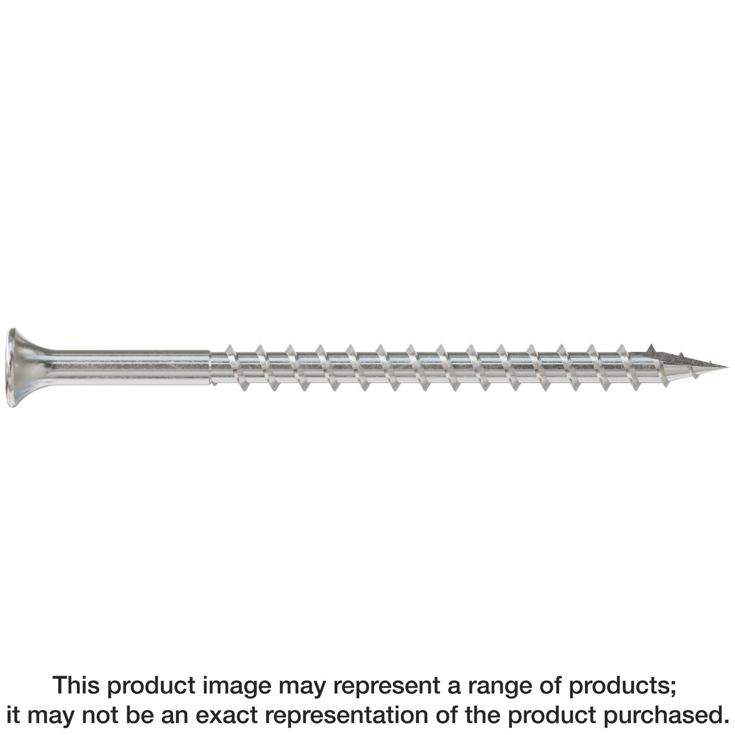 Simpson Strong-Tie SS3DSC3BS316 Bugle-Head Wood Screw (Collated) — #10 x 3 in. #3 Square Drive, Type 316 (1000-Qty) (Pack of 100)