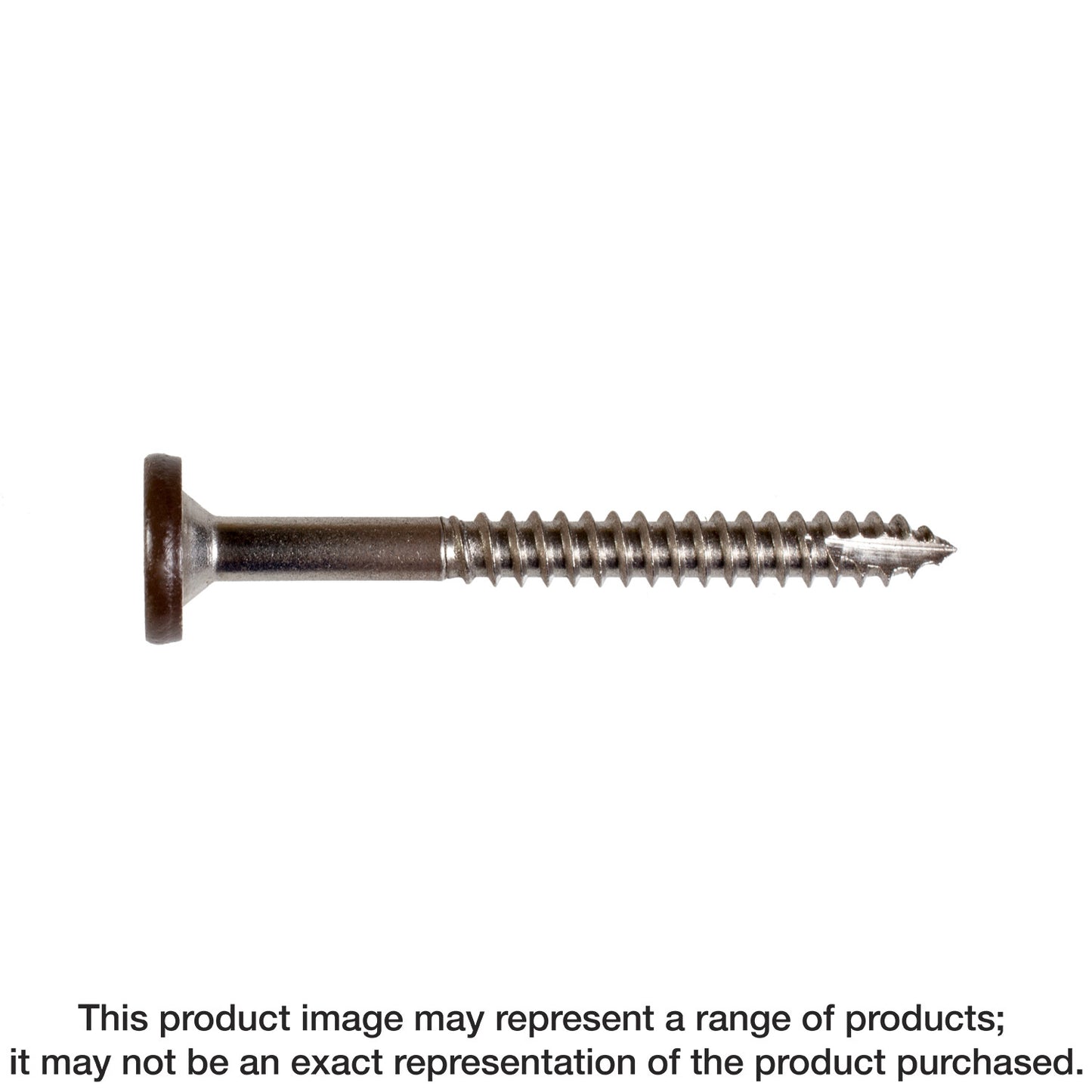 Simpson Strong-Tie T08175FS75TN Fascia Board Screw — #8 x 1-3/4 in. T-20 6-Lobe Pancake Head Type 316, Tan (75-Qty) (Pack of 5)