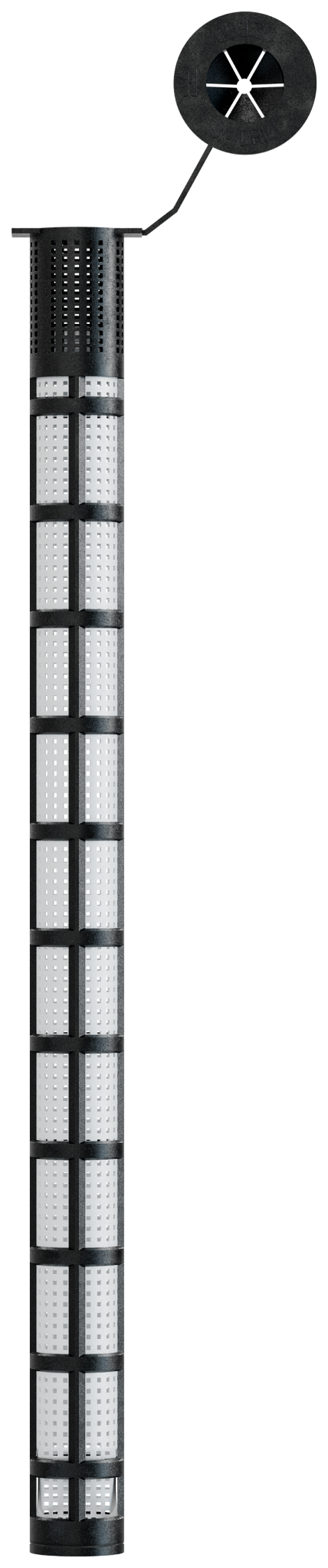 Simpson Strong-Tie AWS5010P Opti-Mesh 10 in. Acrylic Adhesive Plastic Screen Tube for 1/2 in. Rod for AT-XP