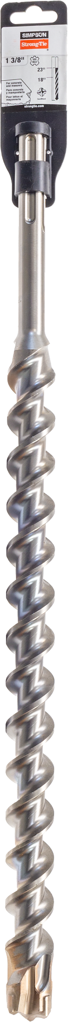 Simpson Strong-Tie MDMX13723Q 1-3/8 in. x 23 in. SDS-max® Shank Quad-Head Drill Bit