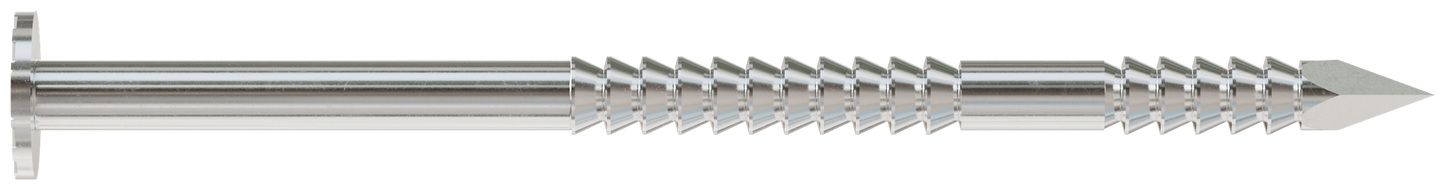 Simpson Strong-Tie S12A200PNB 15° Wire Coil, Full Round Head, Ring-Shank Decking/Framing Nail — 2 in. x .099 in. Type 304 (3600-Qty) (Pack of 90)