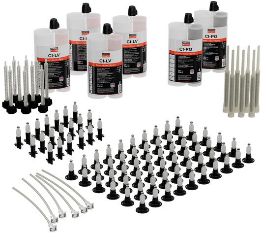 Simpson Strong-Tie CI-LVPO-KT-TL Crack Injection Contractor Kit with ADT30S Manual Dispensing Tool