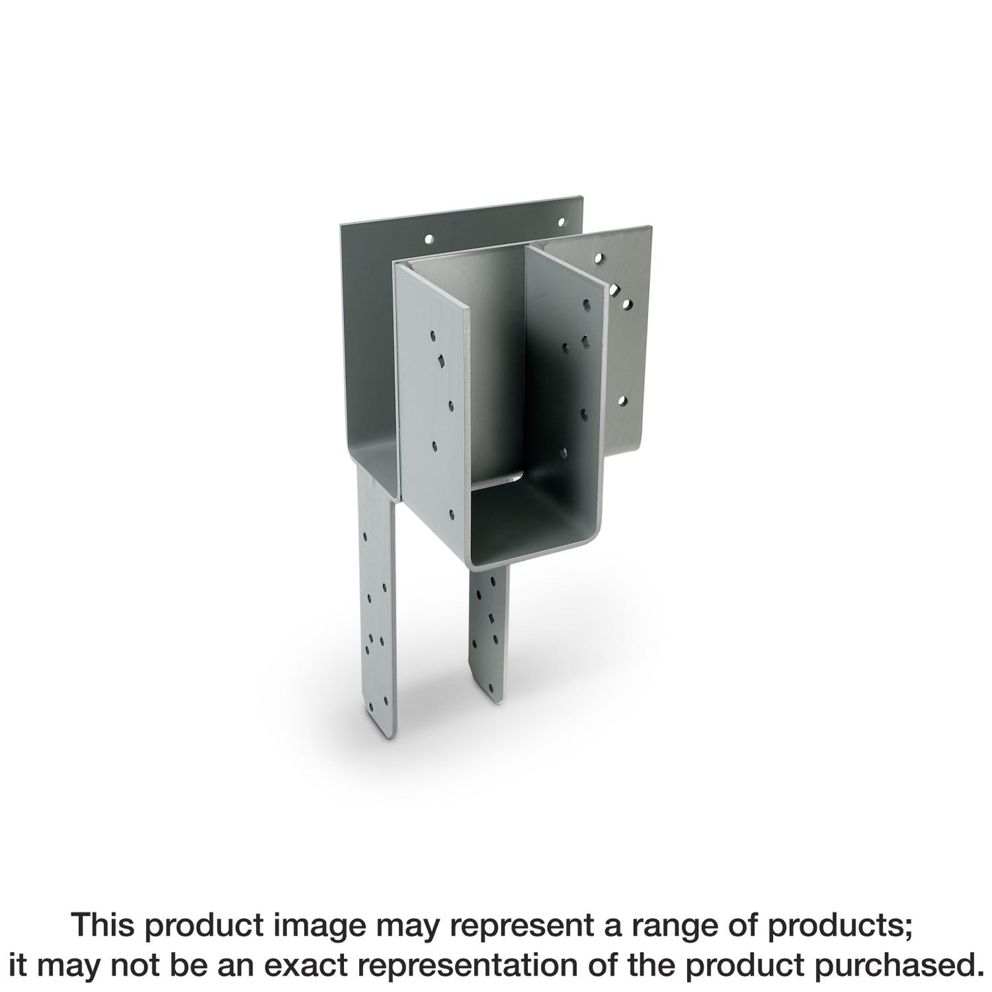 Simpson Strong-Tie ECCLLQ3.25-6SDS ECCLLQ L-Shape End Column Cap for 3-1/4 in. Beams, 6x Post w/ SDS Screws, Skewed Left