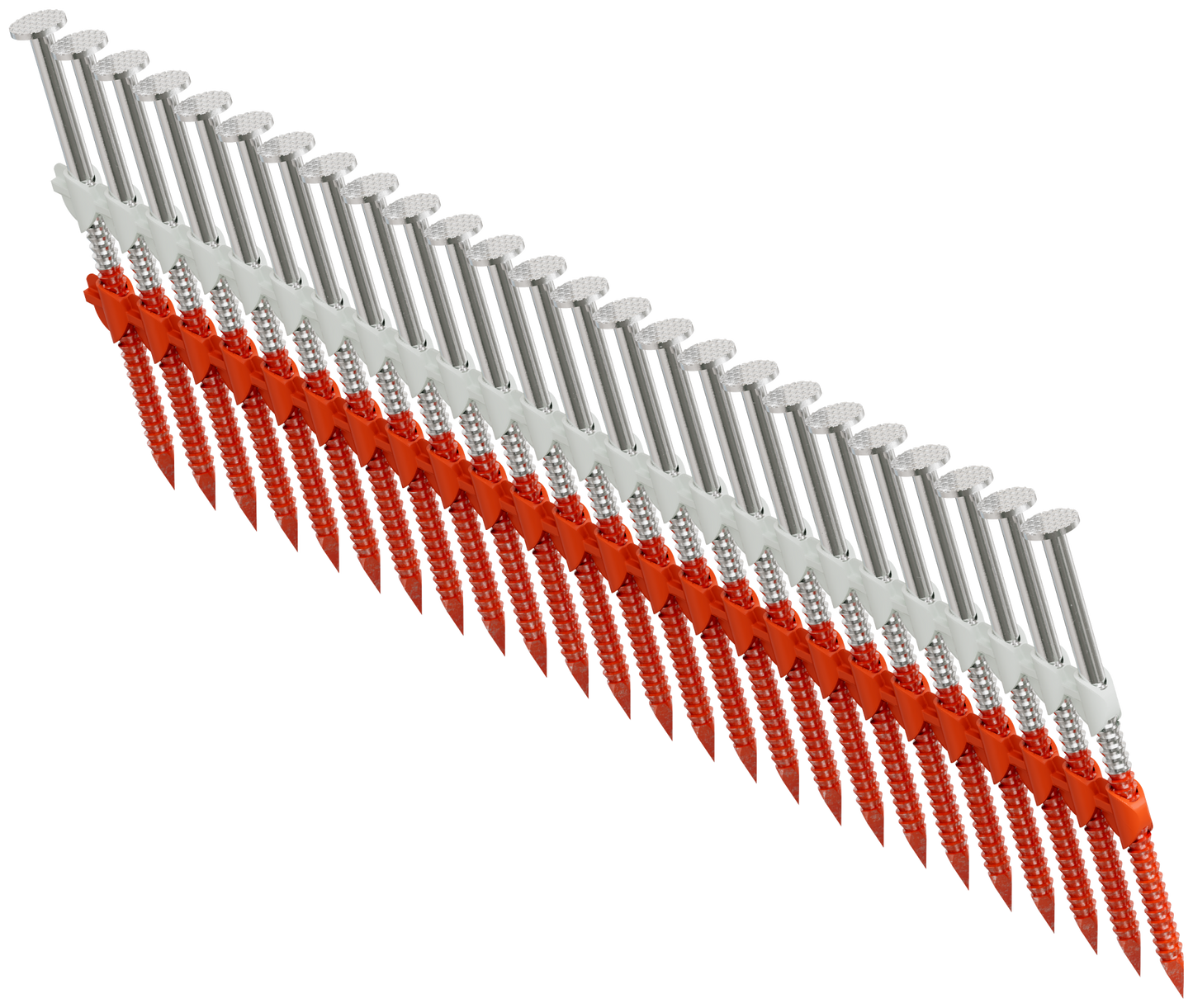 Simpson Strong-Tie T12A237CNB 20°–22° Plastic Strip, Full Round Head, Ring-Shank Nail — 2-3/8 in. x .113 in. Type 316 (5000-Qty)
