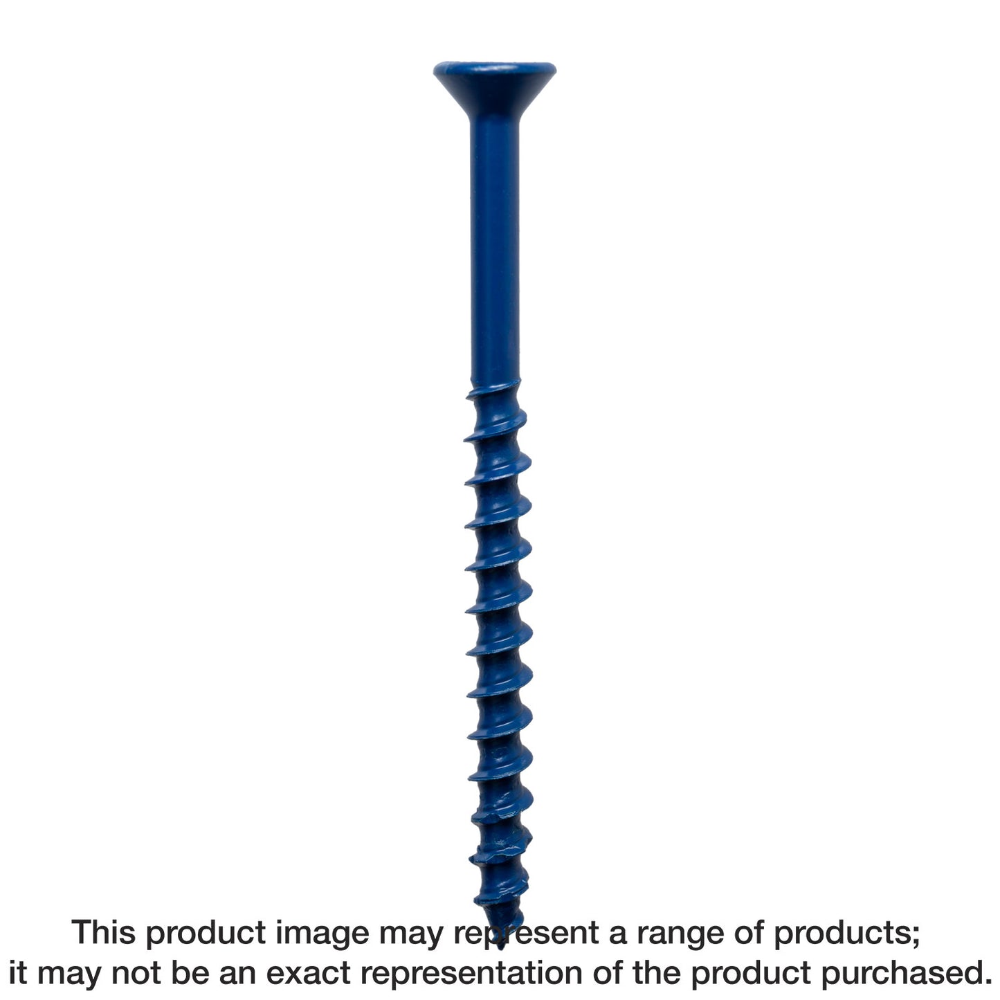 Simpson Strong-Tie TNT18234TF Titen Turbo™ — 3/16 in. x 2-3/4 in. 6-Lobe Flat-Head Concrete and Masonry Screw, Blue (100-Qty) (Pack of 420)