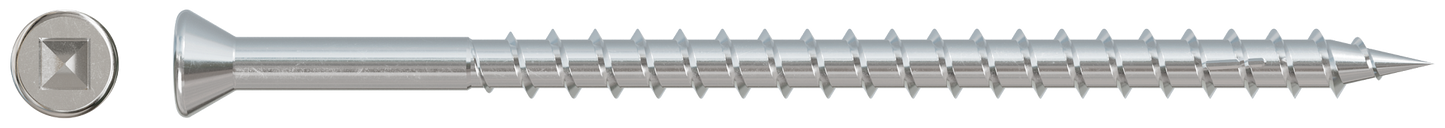 Simpson Strong-Tie SSDTH3S Trim-Head Screw — Sharp Point (Collated) — #7 x 3 in. #2 SQ Type 305 (1000-Qty)