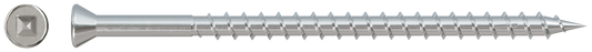 Simpson Strong-Tie SSDTH3S Trim-Head Screw — Sharp Point (Collated) — #7 x 3 in. #2 SQ Type 305 (1000-Qty) (Pack of 100)