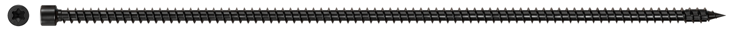 Simpson Strong-Tie SDCFC8X350-R30 Strong-Drive® SDCFC TIMBER-CFC Screw — 0.315 in. x 13-3/4 in. T40, E-Coat® (30-Qty) (Pack of 6)