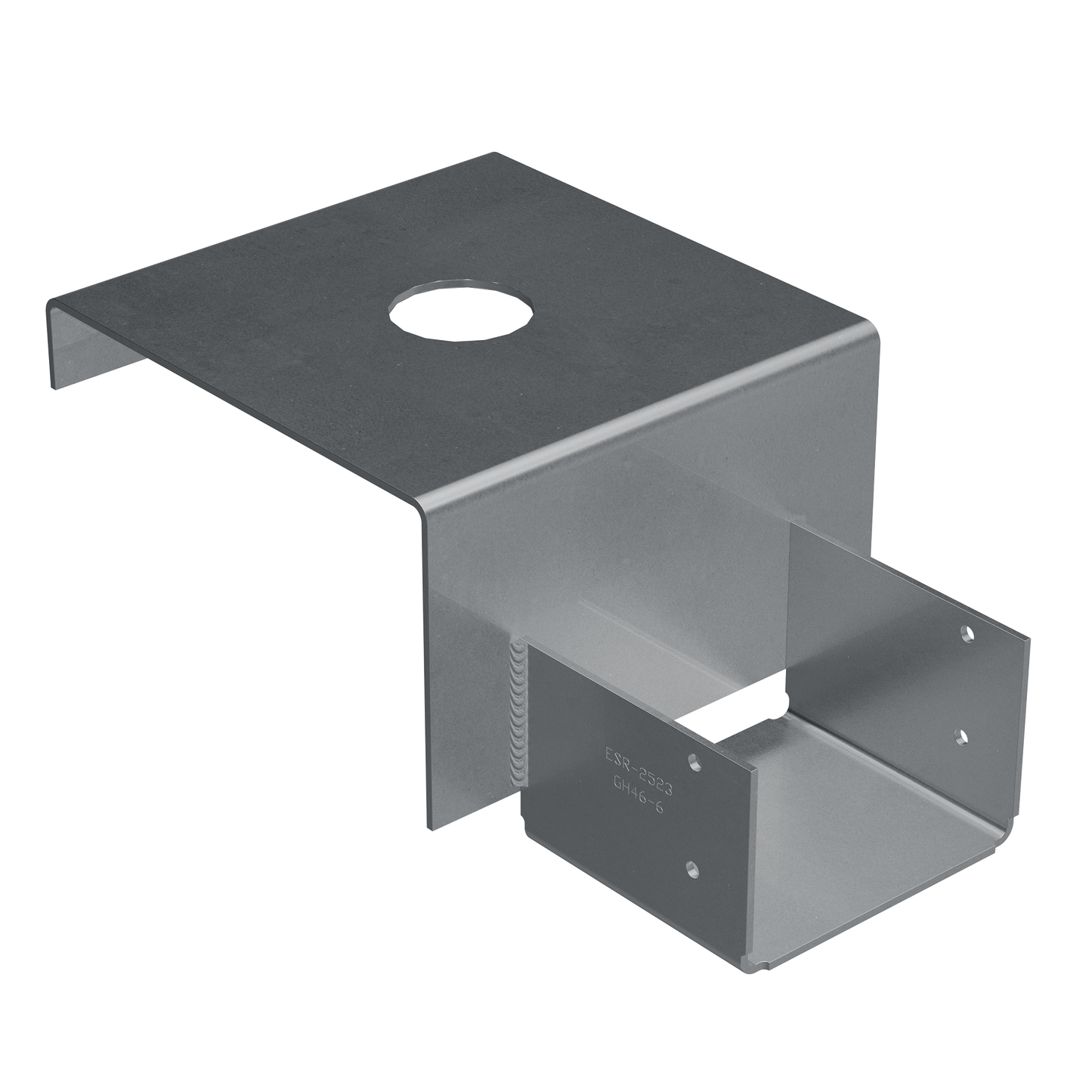 Simpson Strong-Tie GH46-6 GH Top-Flange Hanger for 4x6 Girder, 6-in. Foundation Wall (Pack of 15)