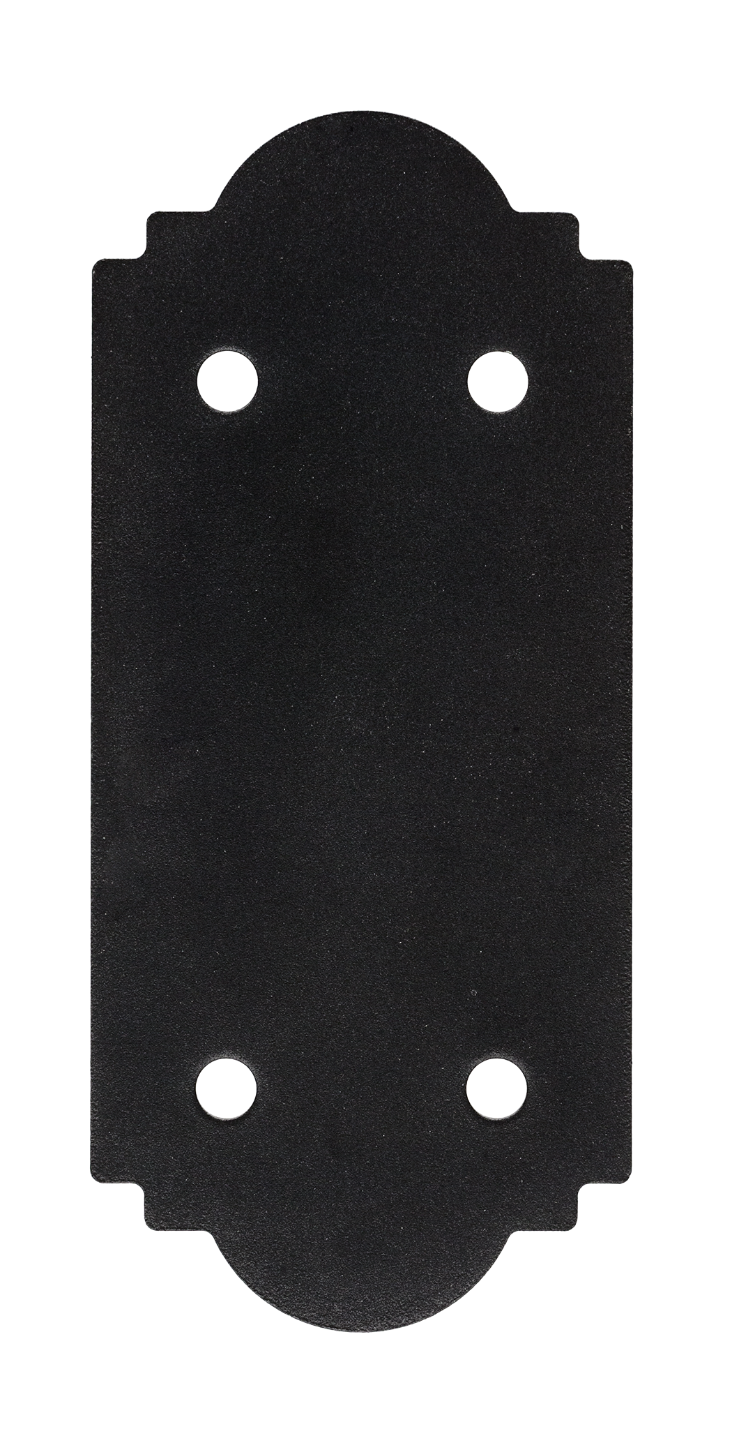 Simpson Strong-Tie APST612 Outdoor Accents® Mission Collection® ZMAX®, Black Powder-Coated Strap for 6x