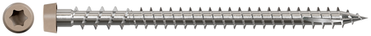 Simpson Strong-Tie DCU234S316GR01 Deck-Drive™ DCU COMPOSITE Screw (Collated) — #10 x 2-3/4 in. Type 316, Gray 01 (1000-Qty)