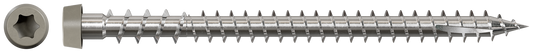 Simpson Strong-Tie DCU234S316GR Deck-Drive™ DCU COMPOSITE Screw (Collated) — #10 x 2-3/4 in. Type 316, Gray (1000-Qty)