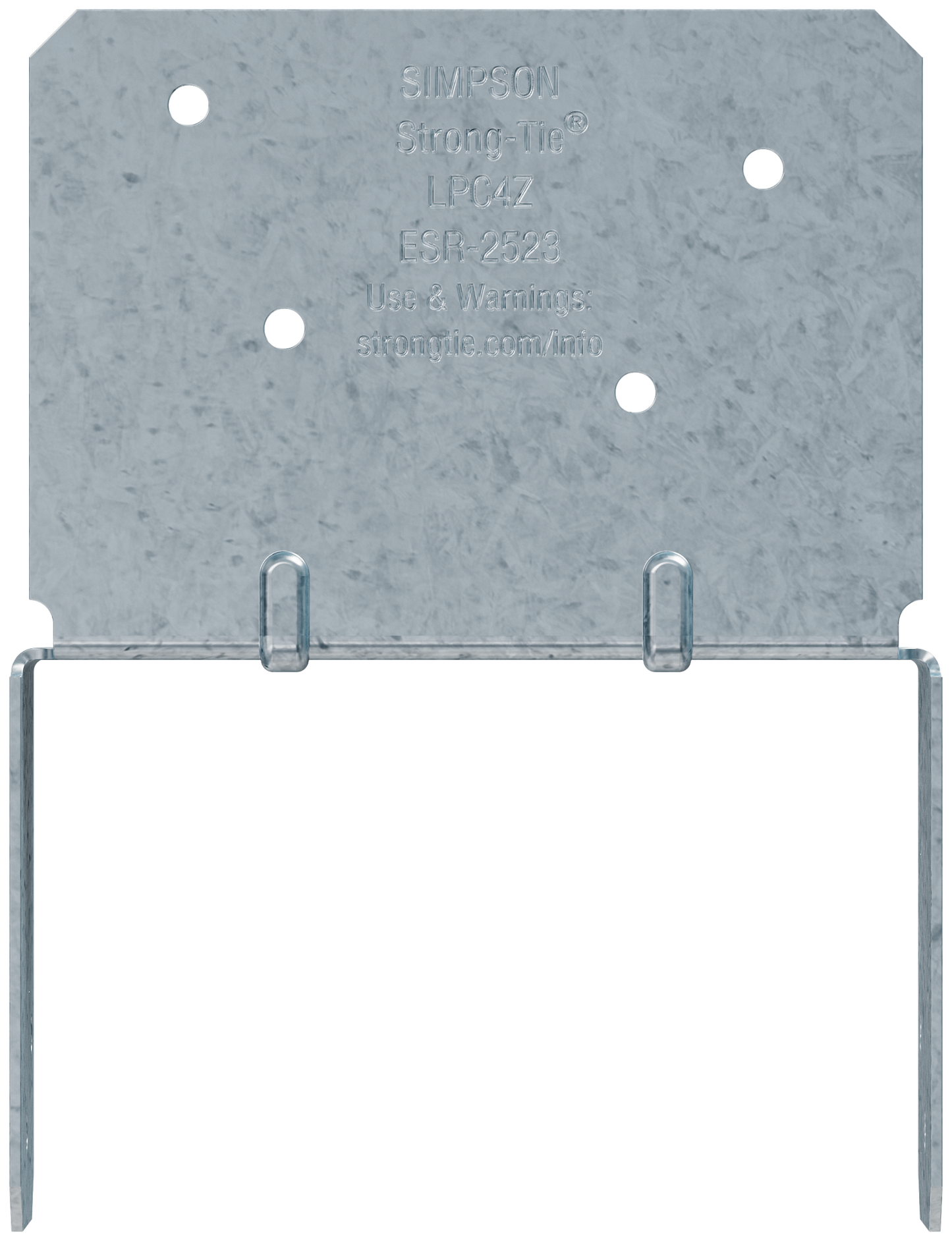 Simpson Strong-Tie LPC4Z LPCZ™ ZMAX® Galvanized Adjustable Post Cap for 4x (Pack of 40)