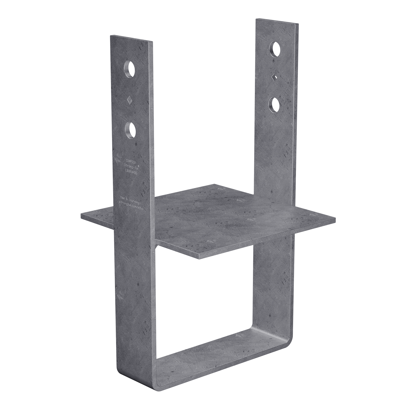 Simpson Strong-Tie CB1010HDG CB Hot-Dip Galvanized Column Base for 10x10 (Pack of 2)