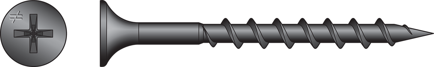Simpson Strong-Tie DWC158PS DWC Drywall Screw (Collated) — #6 x 1-5/8 in. #2 Phillips Bugle-Head (2500-Qty)