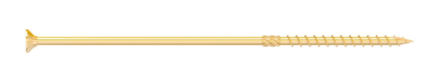 Simpson Strong-Tie SDCP22912 Strong-Drive® SDCP TIMBER-CP Screw — 0.315-in. x 9-1/2-in. T40, Yellow Zinc (250-Qty) (Pack of 39)