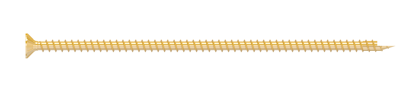 Simpson Strong-Tie SDCF22858 Strong-Drive® SDCF TIMBER-CF Screw — 0.315 in. x 8-5/8 in. T40, Yellow Zinc (250-Qty)