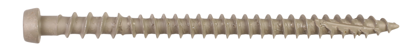 Simpson Strong-Tie DCU234GR01MB Deck-Drive™ DCU COMPOSITE Screw — #10 x 2-3/4 in. T20, Quik Guard®, Gray 01 (1750-Qty)