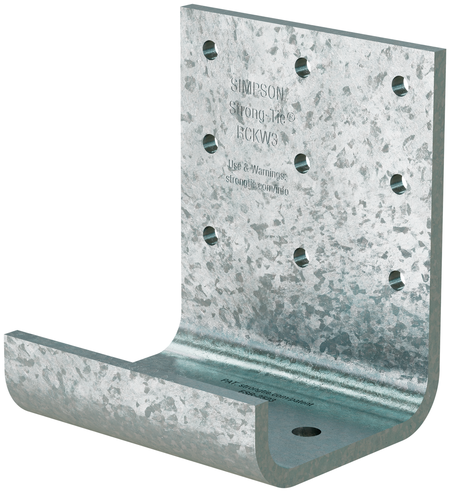 Simpson Strong-Tie RCKW3-R10 RCKW™ 3-in. Kneewall Connector Clip (Qty-10)