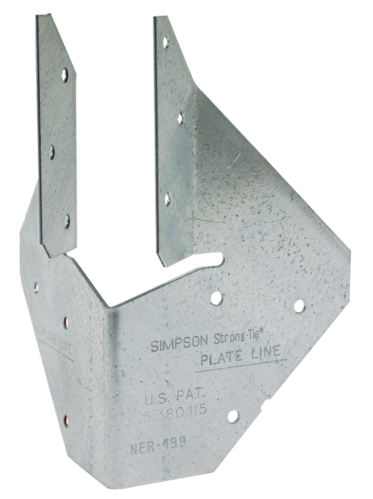 Simpson Strong-Tie HCP1.81 HCP 18-Gauge Galvanized Hip Corner Plate for 1-3/4 in. Engineered Wood