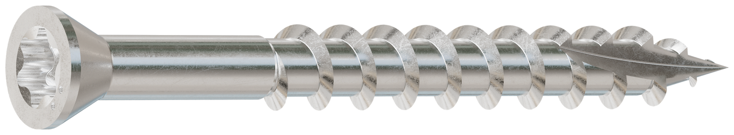Simpson Strong-Tie S07162FT5 Trim-Head Screw, 6-Lobe Drive — #7 x 1-5/8 in. T-15 Type 305 (5 lb.) (Pack of 6)