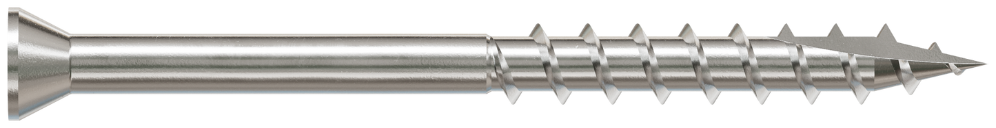 Simpson Strong-Tie S07200FBB Trim-Head Screw, Square Drive — #7 x 2 in. #1 SQ, Type 305 (4000-Qty)