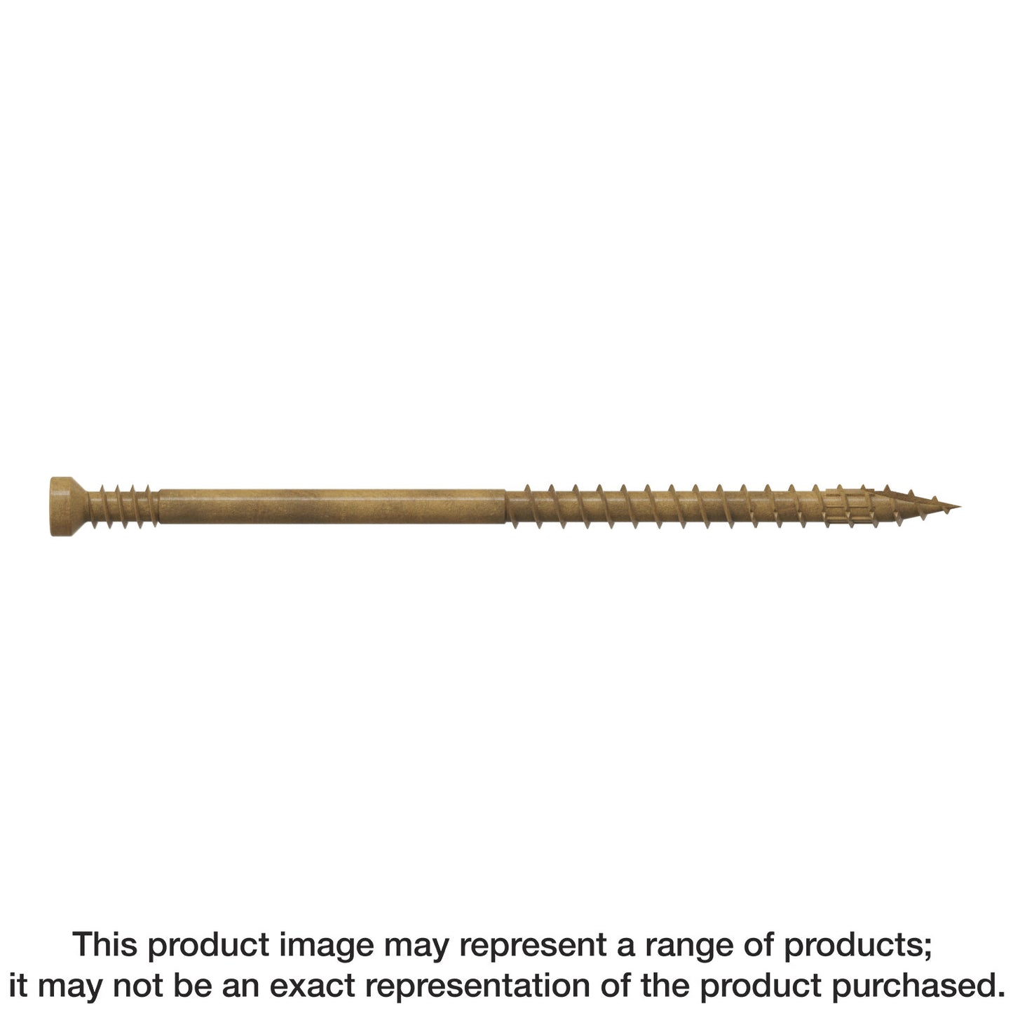 Simpson Strong-Tie FT07300MBW Finish Trim Screw — #7 x 3 in. T10, Trim-Head, Quik Guard®, White (1750-Qty)