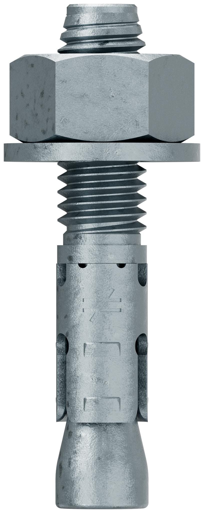 Simpson Strong-Tie STB2-50234MGF25 Strong-Bolt® 2 — 1/2 in. x 2-3/4 in. Mechanically Galvanized Wedge Anchor, Fully Assembled (25-Qty)