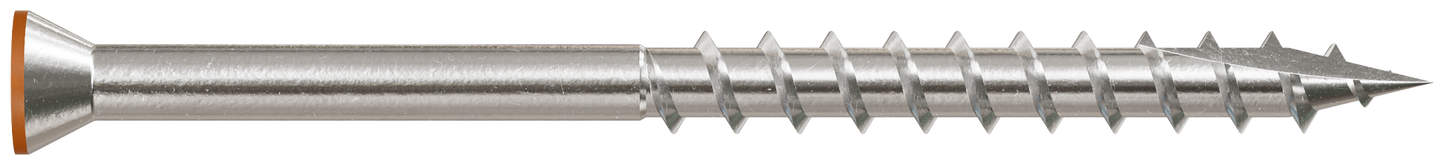 Simpson Strong-Tie T07225FT70TN04 Trim-Head Screw, 6-Lobe Drive — #7 x 2-1/4 in. T-15 Type 316, Tan 04 (70-Qty) (Pack of 600)
