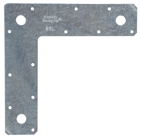 Simpson Strong-Tie 88L 8 in. x 8 in. 14-Gauge Galvanized L Strap (Pack of 2000)