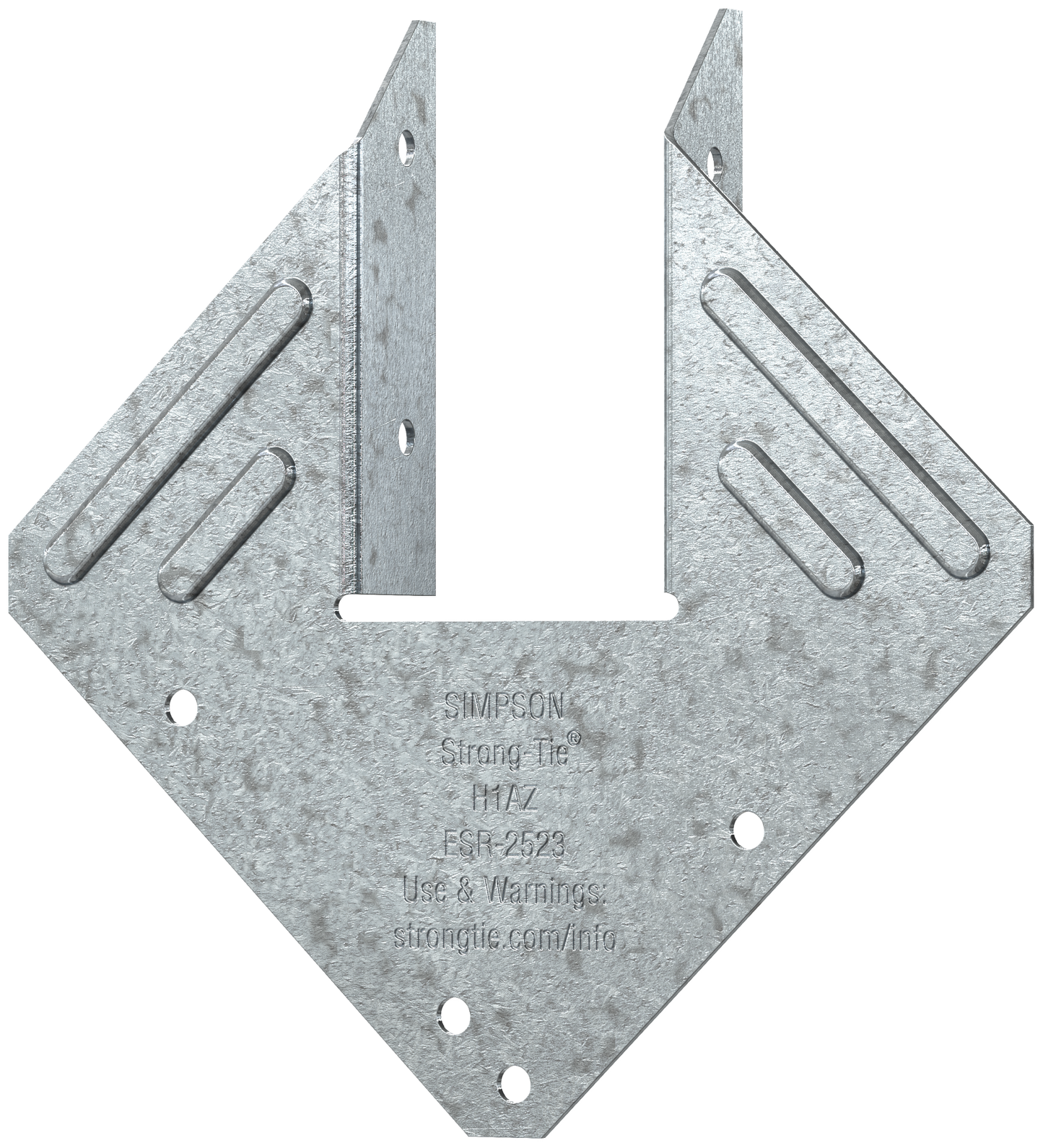 Simpson Strong-Tie H1AZ H1A 18-Gauge ZMAX® Galvanized Hurricane Tie (Pack of 100)