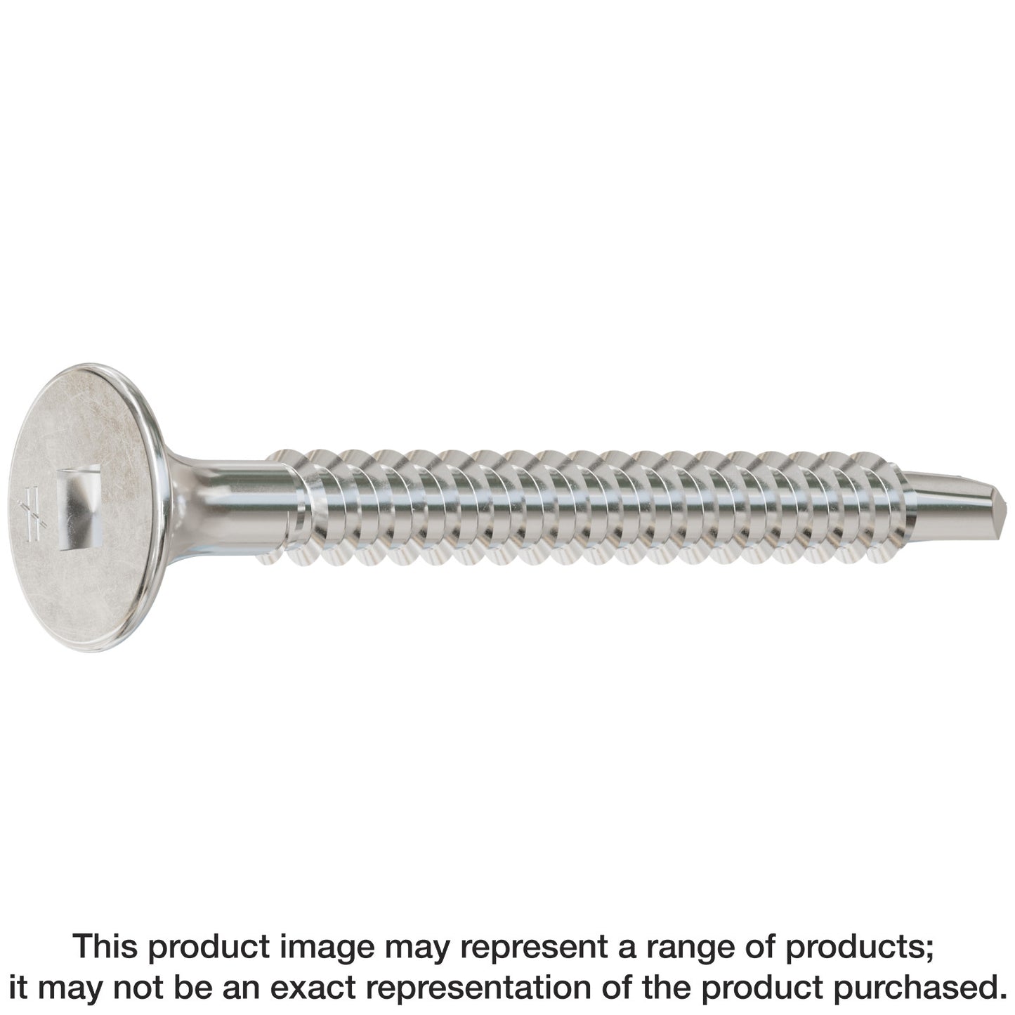 Simpson Strong-Tie F08T162WDB Self-Drilling Fiber-Cement Screw — #8 x 1-5/8 in. #2 Square Drive, Type 410 (3000-Qty)