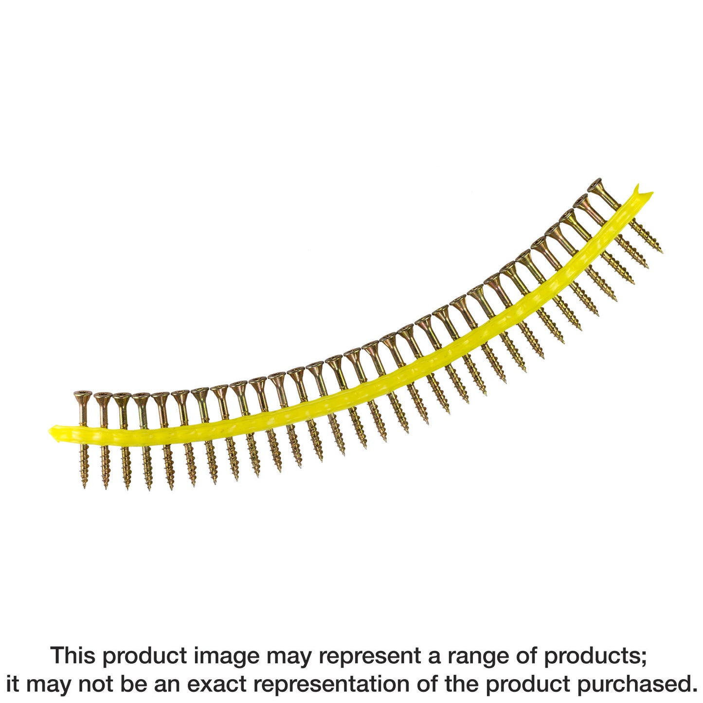 Simpson Strong-Tie HCKWSV2S Strong-Drive® WSV SUBFLOOR Screw (Collated) — #9 x 2 in. T25, Yellow Zinc (1000-Qty) (Pack of 176)