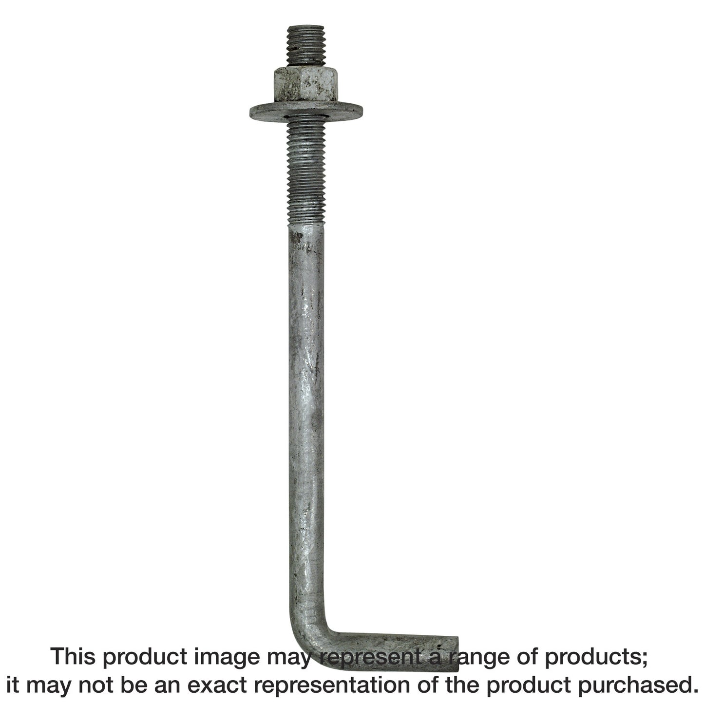 Simpson Strong-Tie LBOLT62100HDG 5/8 in. x 10 in. Hot-Dip Galvanized L-Bolt Anchor Bolt (25-Qty) (Pack of 100)