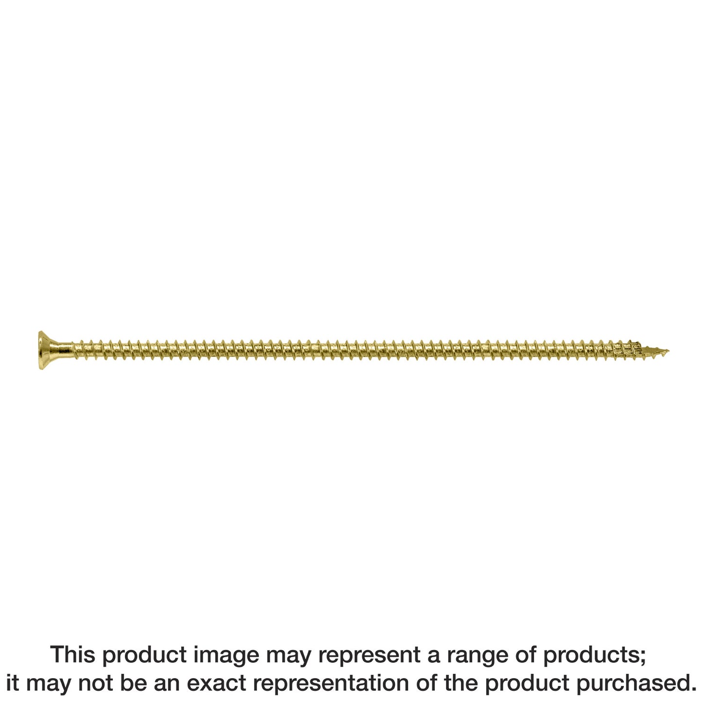 Simpson Strong-Tie SDCF221014 Strong-Drive® SDCF TIMBER-CF Screw — 0.315 in. x 10-1/4 in. T40, Yellow Zinc (250-Qty) (Pack of 39)