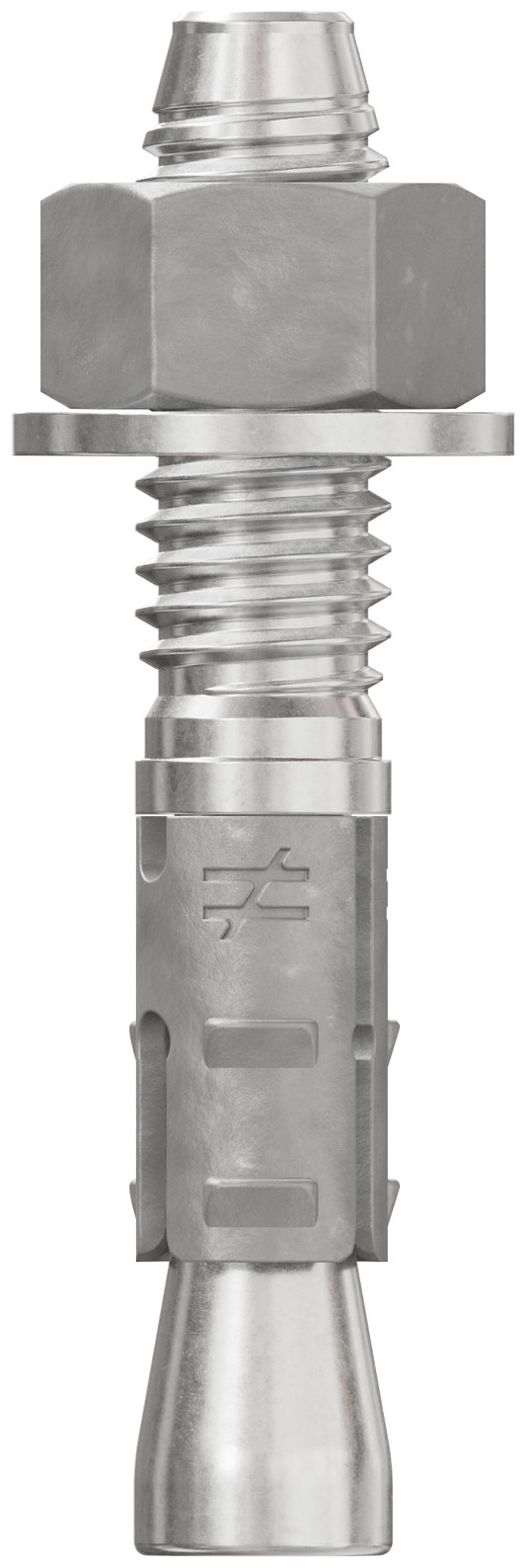 Simpson Strong-Tie STB2-37214S6F50 Strong-Bolt® 2 — 3/8 in. x 2-1/4 in. Type 316 Stainless-Steel Wedge Anchor, Fully Assembled (50-Qty)