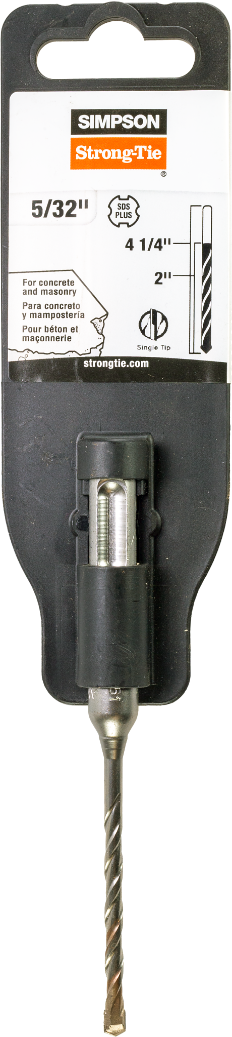 Simpson Strong-Tie MDPL01504 5/32 in. x 4-1/4 in. SDS-plus® Shank Drill Bit