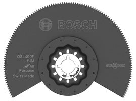 Hoja de sierra segmentada bimetálica Starlock® para multiherramienta oscilante BOSCH OSL400F de 4 pulgadas