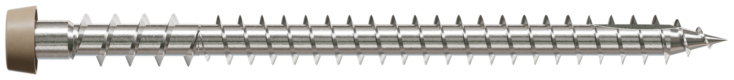 Simpson Strong-Tie DCU234MB316TN02 Deck-Drive™ DCU COMPOSITE Screw — #10 x 2-3/4 in. T20, Type 316, Tan 02 (1750-Qty)