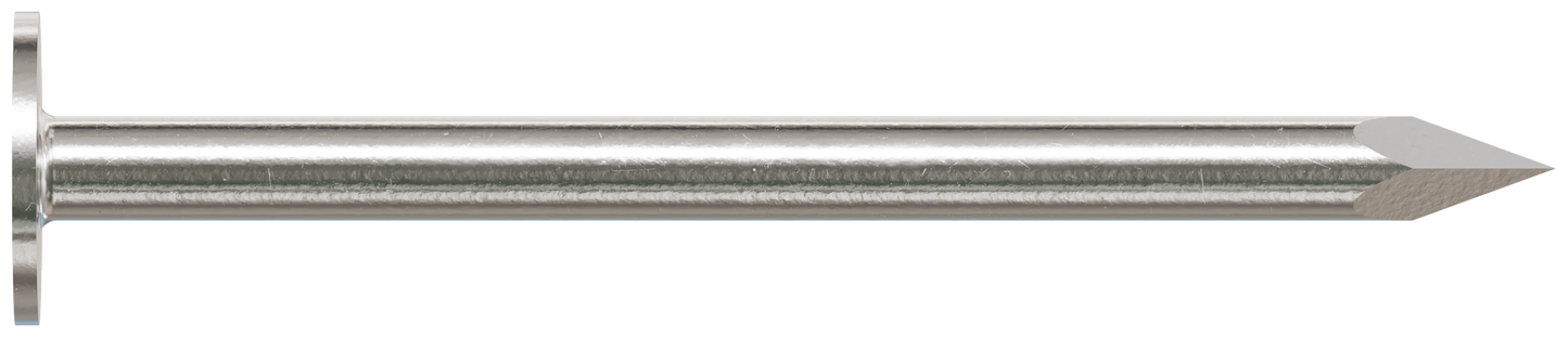 Simpson Strong-Tie S511RNB Roofing Nail,  Smooth Shank  — 1-3/4 in. x .120 in. Type 304 (25 lb.) (Pack of 64)