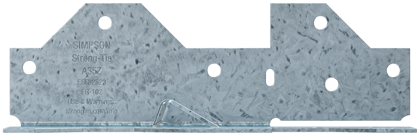 Simpson Strong-Tie A35Z 1-7/16 in. x 4-1/2 in. ZMAX® Galvanized Framing Angle (Pack of 100)